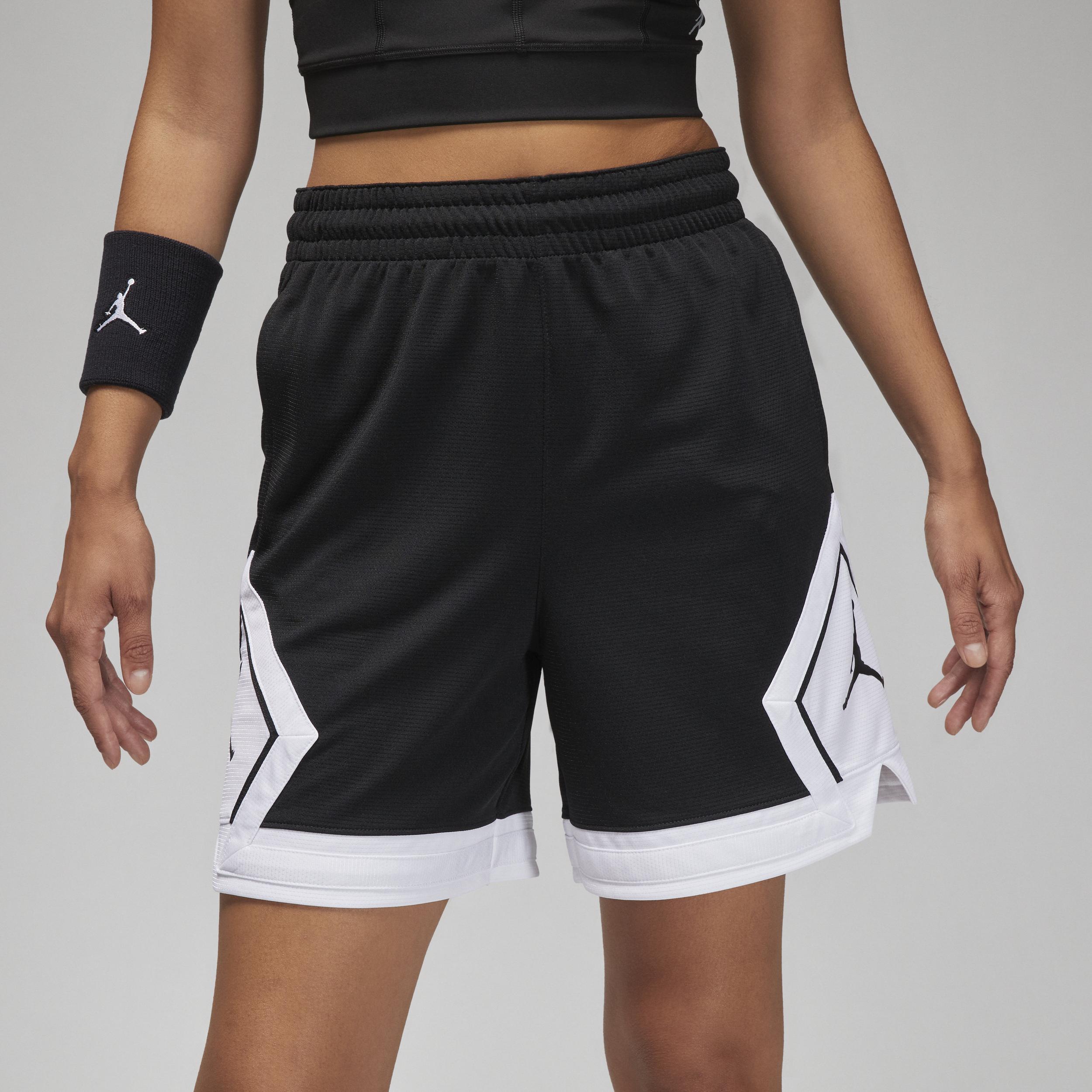 Jordan Sport diamond shorts in black and white Product Image