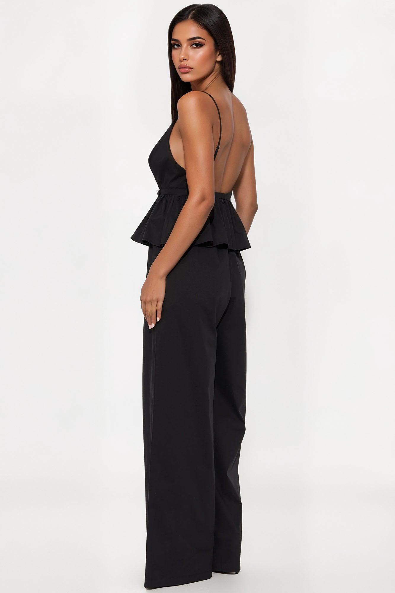 Unspoken Love Jumpsuit - Black Product Image