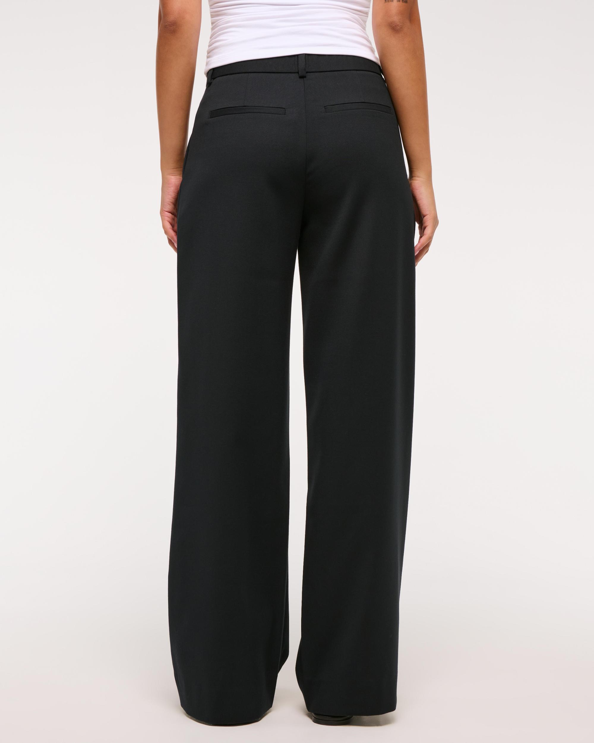 A&F Sloane Low Rise Tailored Wide Leg Pant Product Image