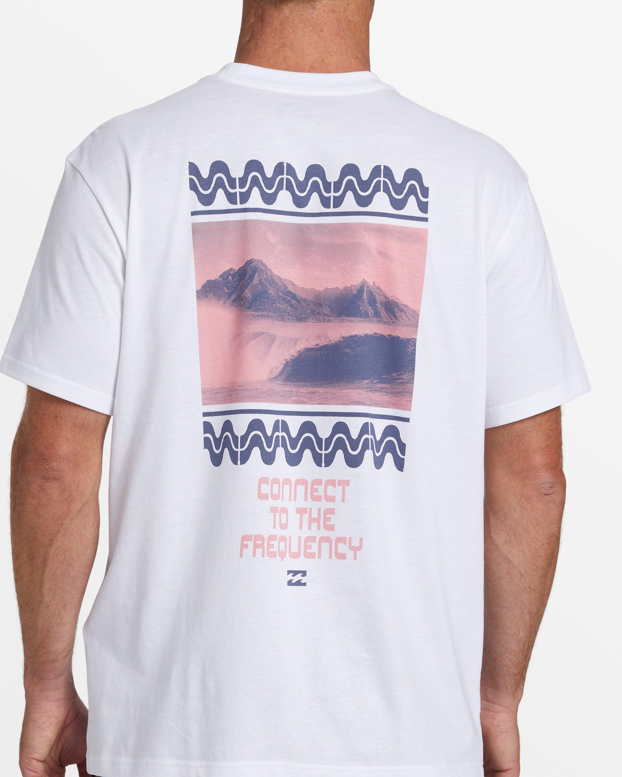 A/Div Frequency T-Shirt - White Male Product Image