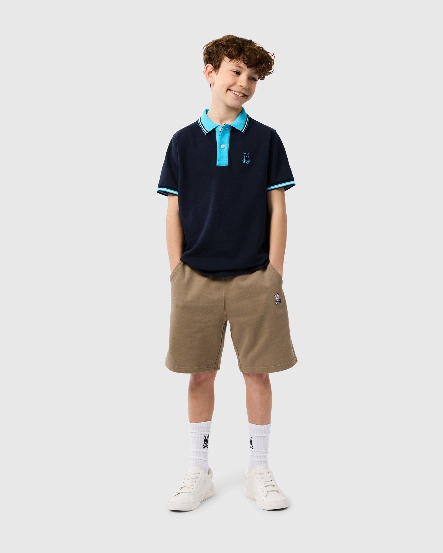KIDS RIVIERA PIQUE POLO SHIRT - B0K640C200 Product Image