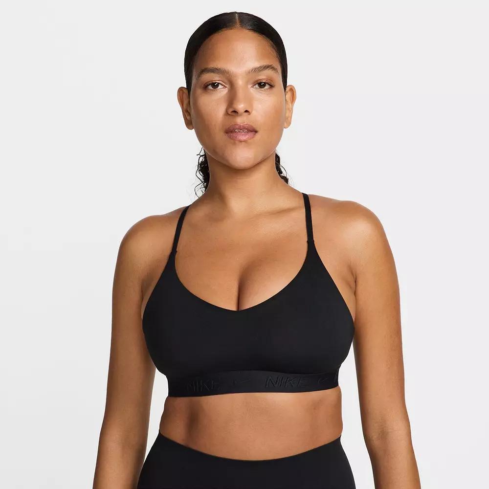 Nike Indy Light Support Padded Sports Bra, Women's, Size: XXL, Armory Blue Product Image