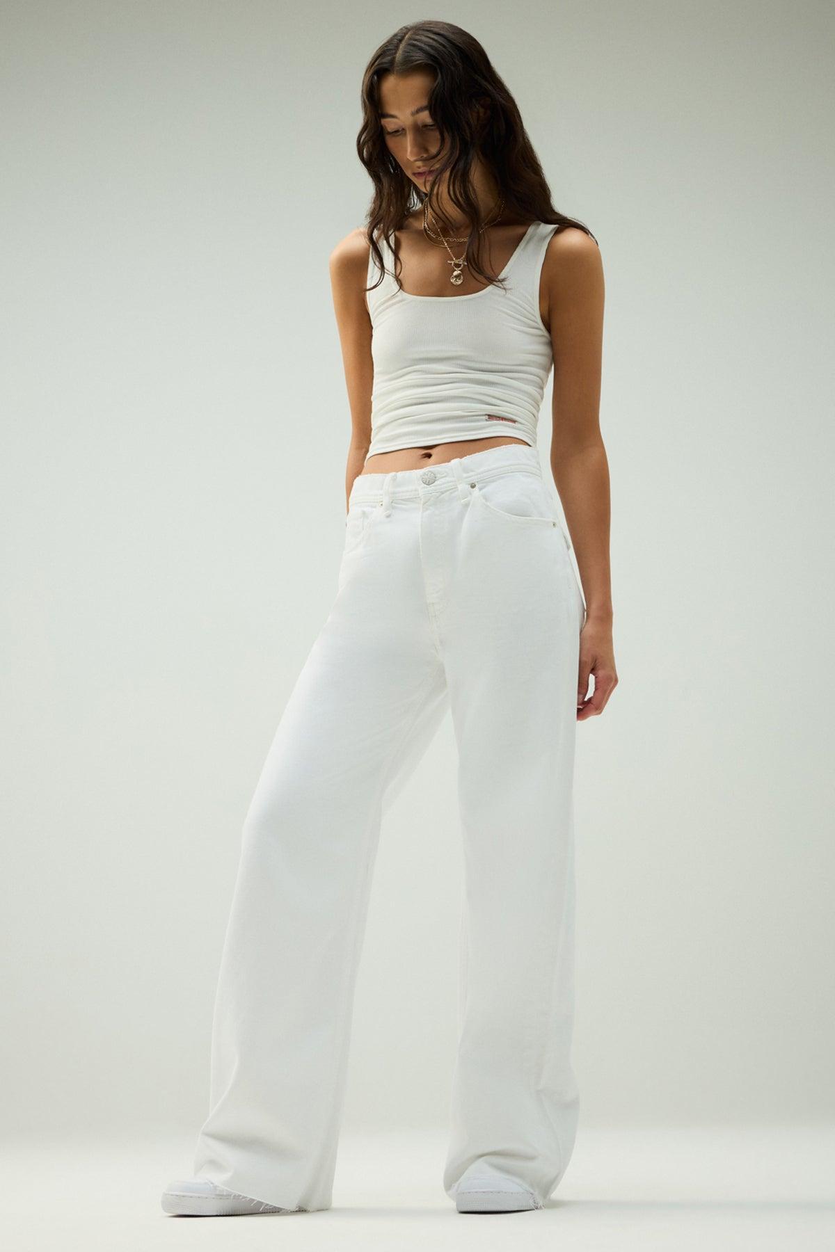 Jodie Loose Fit Wide Leg Jean w/ Flap Female Product Image