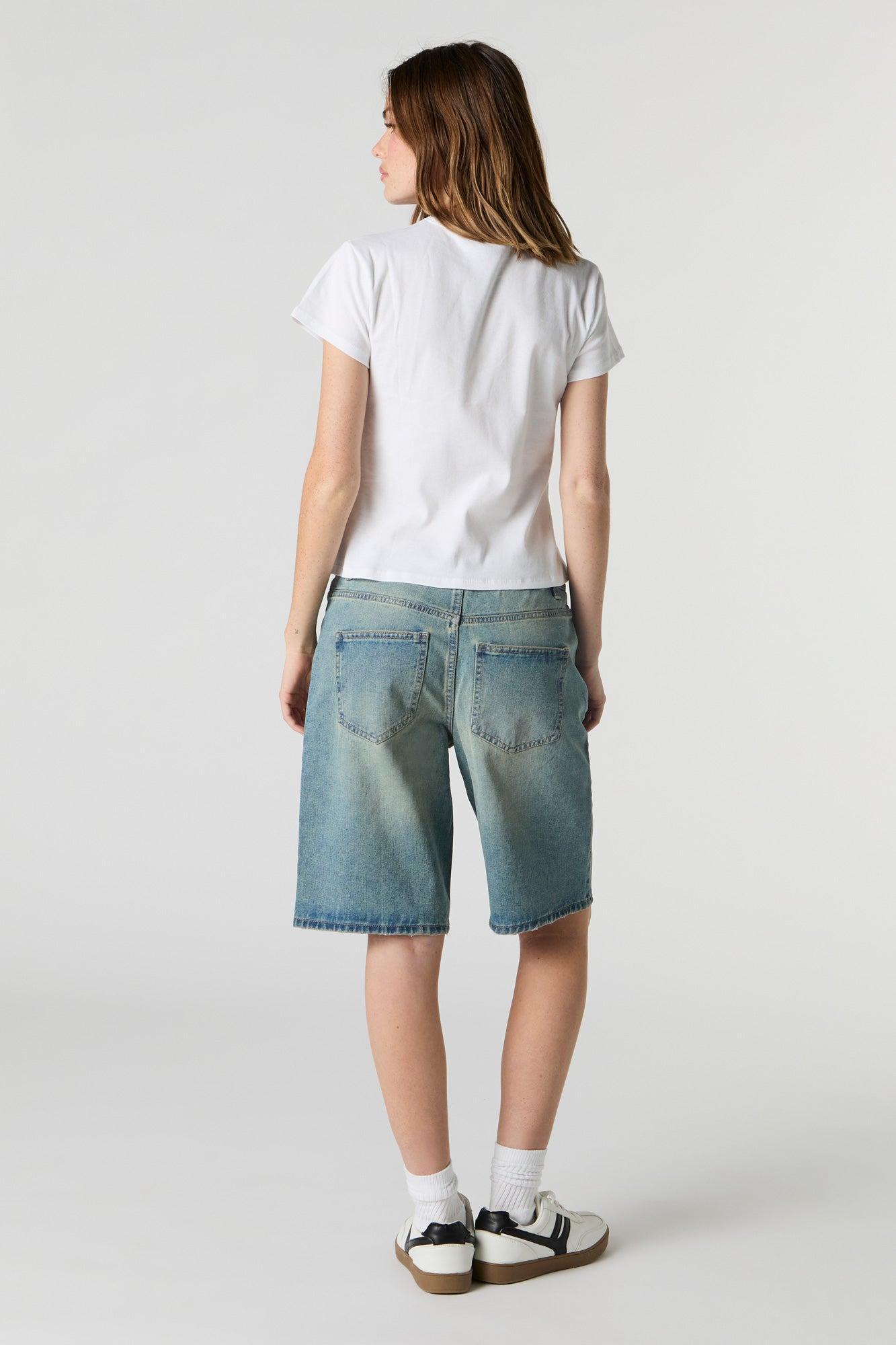 Vintage Medium Wash Jort Female Product Image