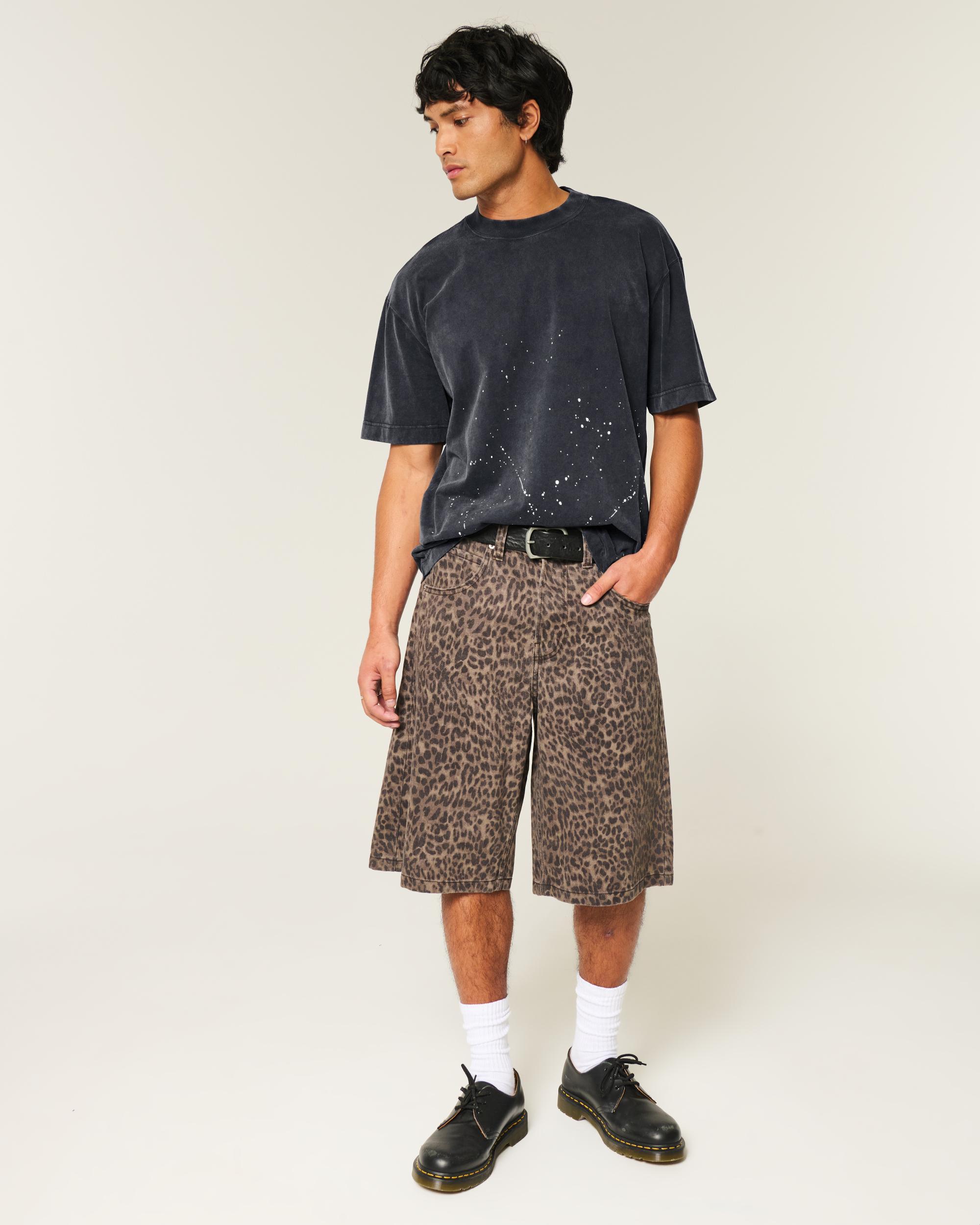 Boxy Heavyweight Washed Crew T-Shirt Product Image