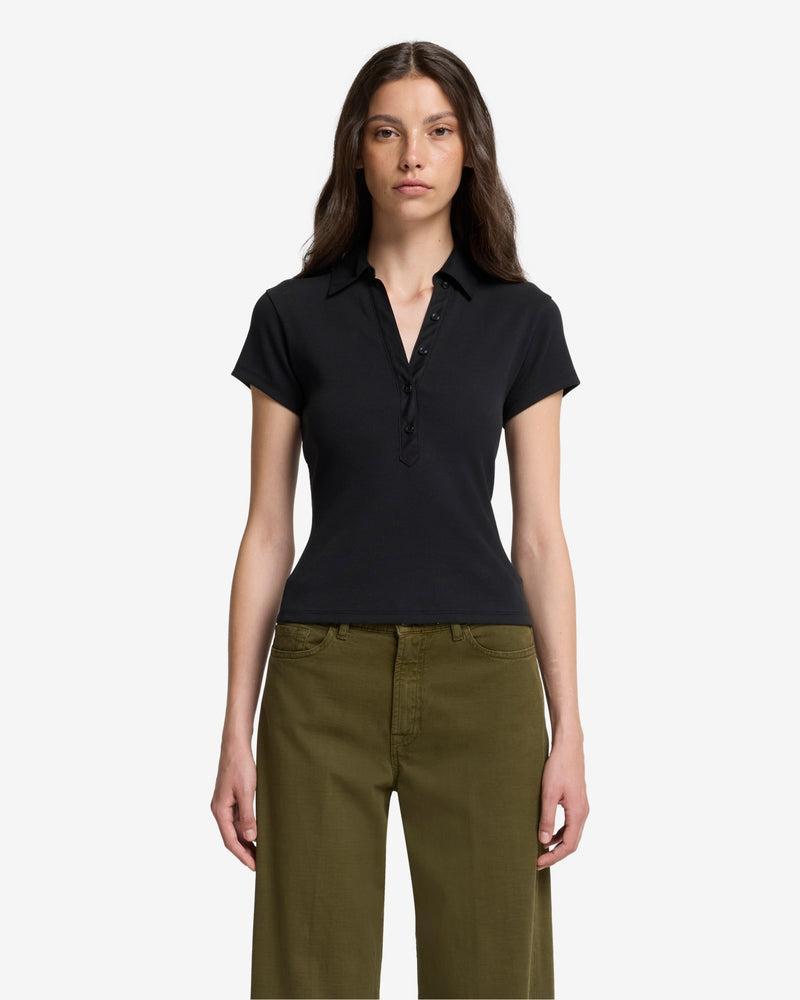 Ribbed Henley Polo Product Image