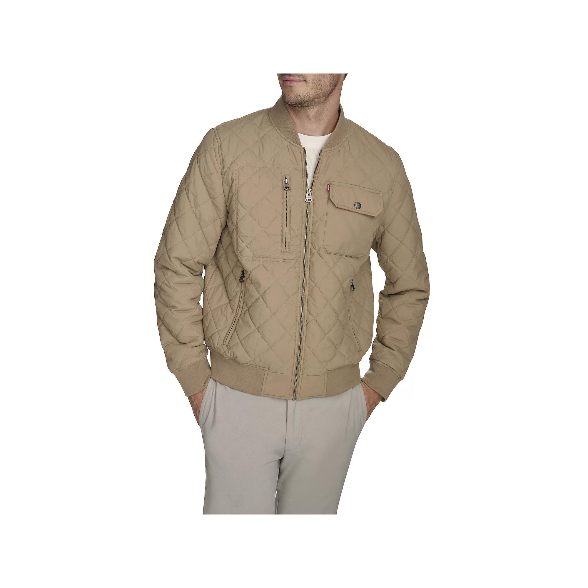 Men's Levi's® Diamond Quilted Jacket, Size: XL, Clay Product Image