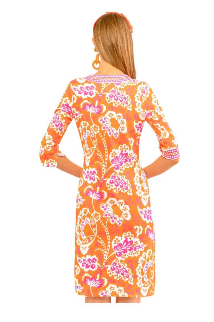 3/4 Slv V-Neck Dress Product Image