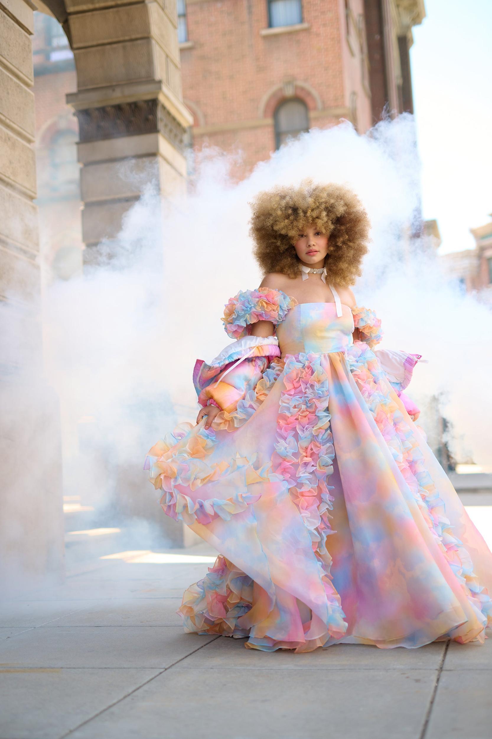 The Dopamine Flower Gown Product Image