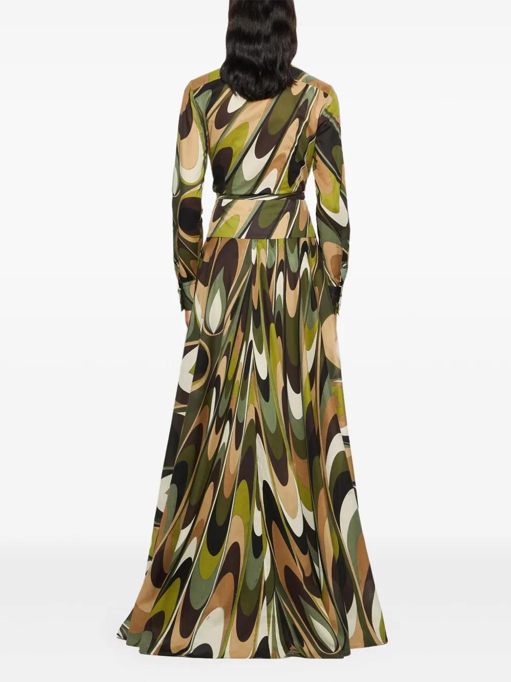 Onde-print maxi skirt  Product Image