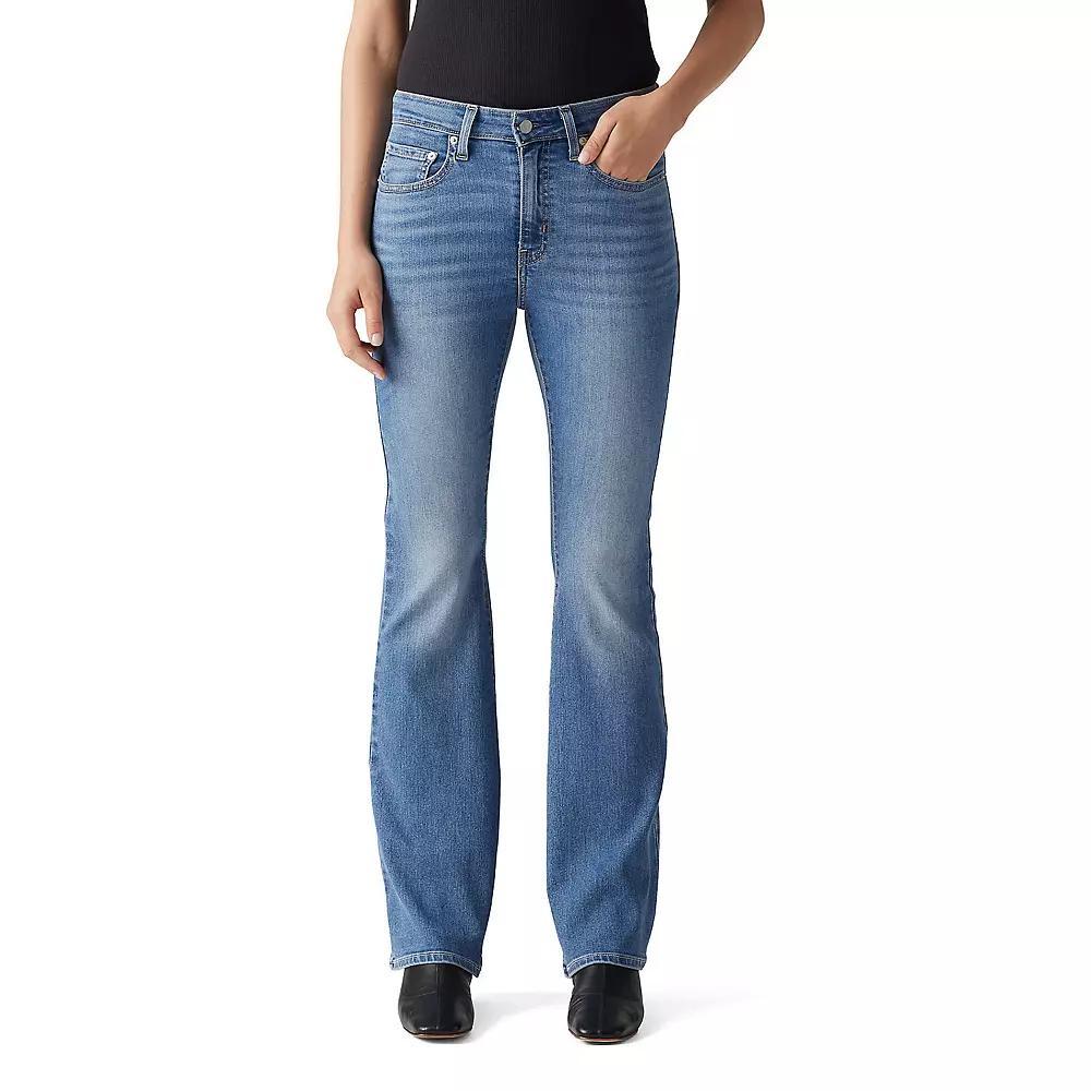 Womens Levis 726 High-Rise Flare Jeans Eternal Mid Blue Product Image