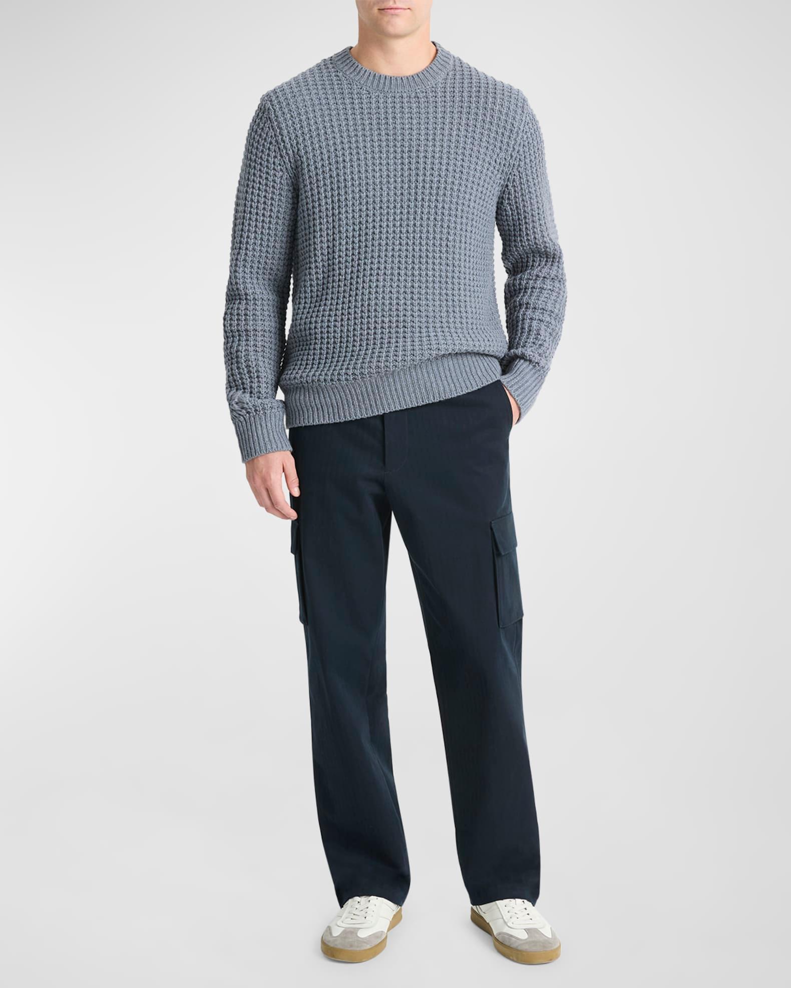 Men's Macro Waffle Cashmere Sweater Product Image