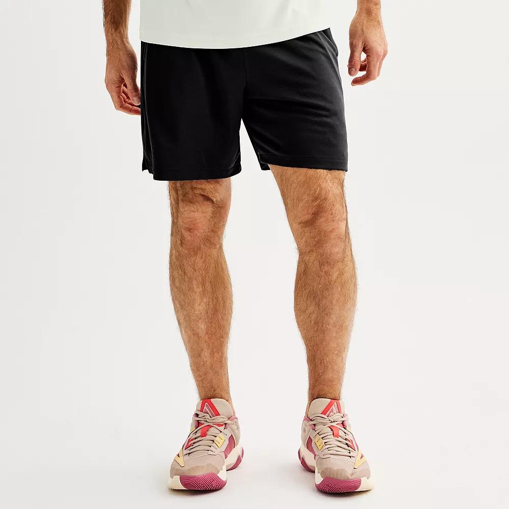 Men's Tek Gear® 7 in. Dry Tek Shorts, Size: Small, Silver Spring Product Image