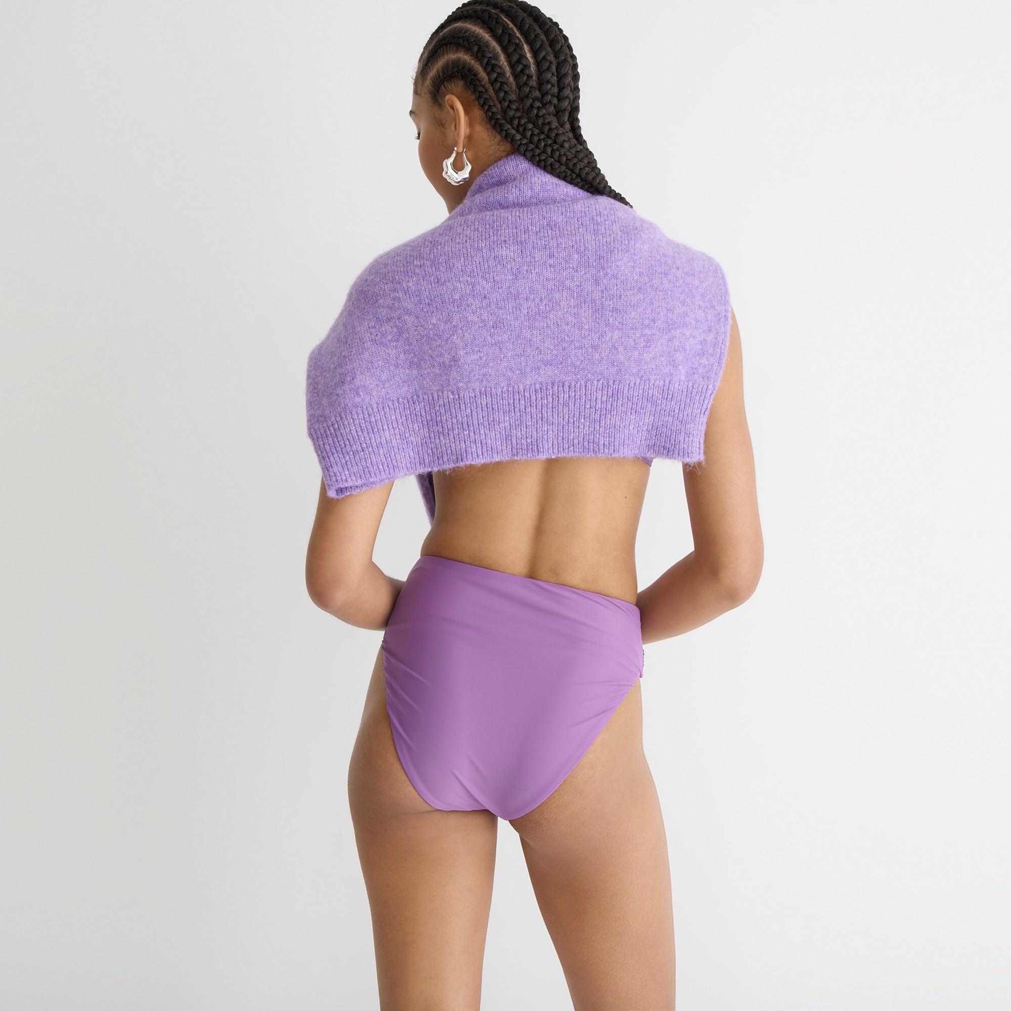 Tie high-rise bikini bottom Product Image