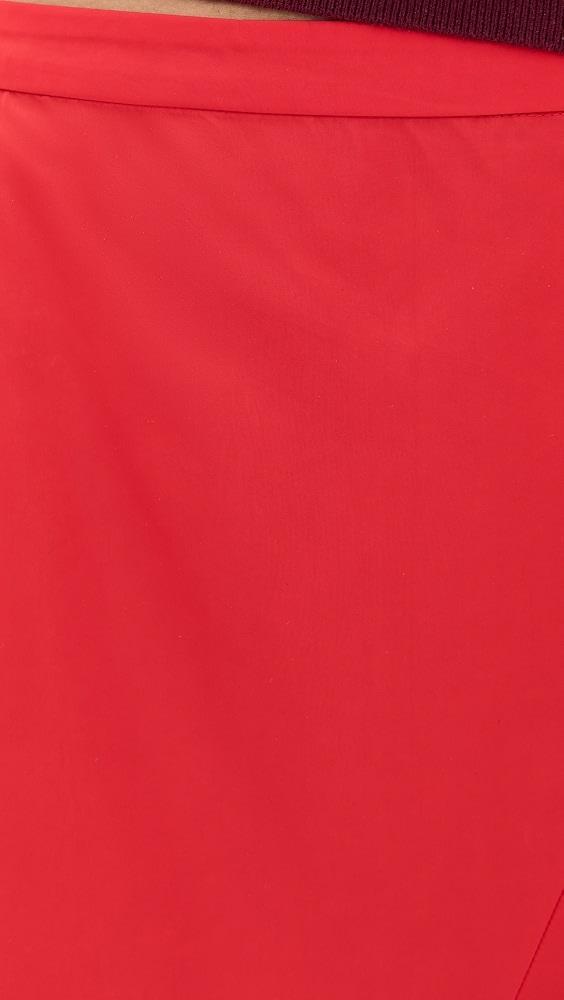 Tibi Italian Sporty Nylon Tie Skirt | Shopbop Product Image