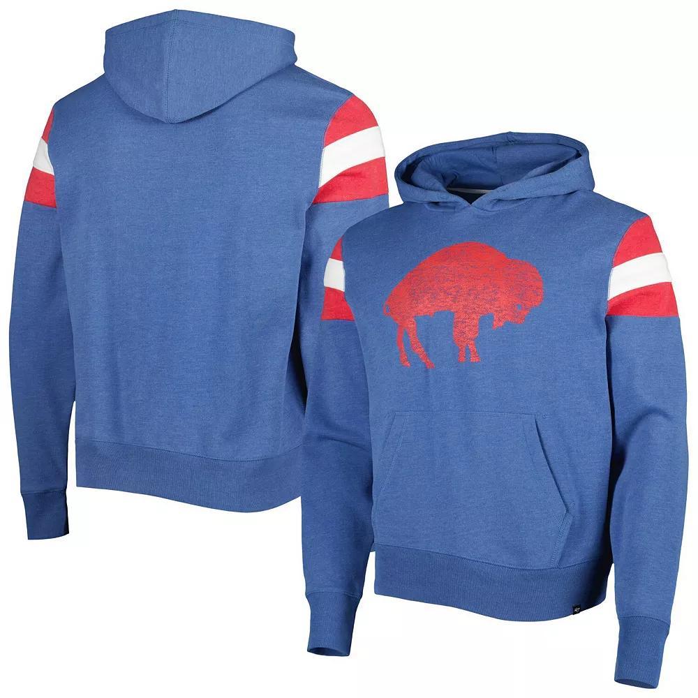 Men's '47 Royal Buffalo Bills Legacy Premier Nico Pullover Hoodie, Size: 2XL, Blue Product Image