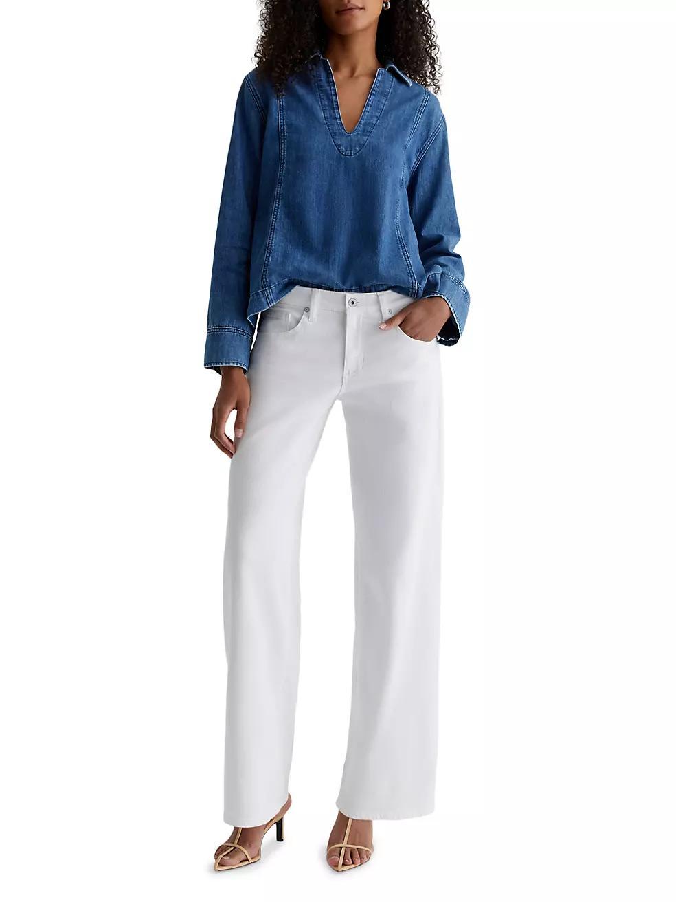 Adria Mid-Rise Relaxed Fit Jeans Product Image
