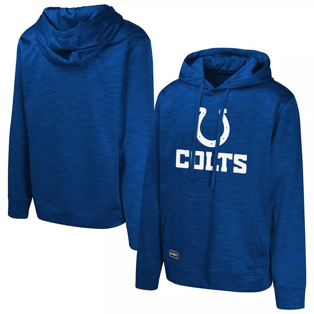 Mens Royal Indianapolis Colts Streak Fleece Pullover Hoodie Product Image