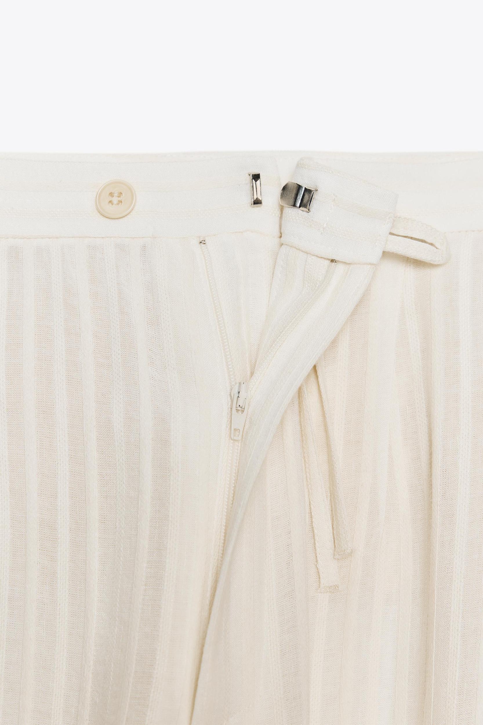 ZW COLLECTION STRIPED CUFF PANTS Product Image