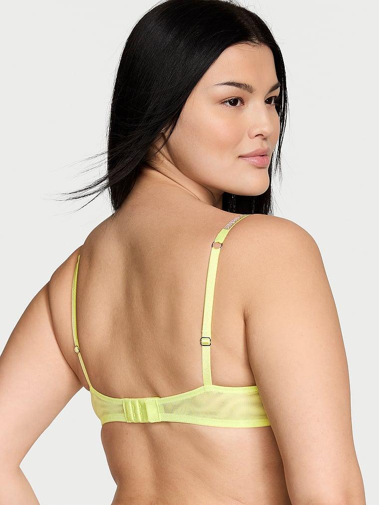 Sheer Shine Unlined Low-Cut Demi Bra Product Image