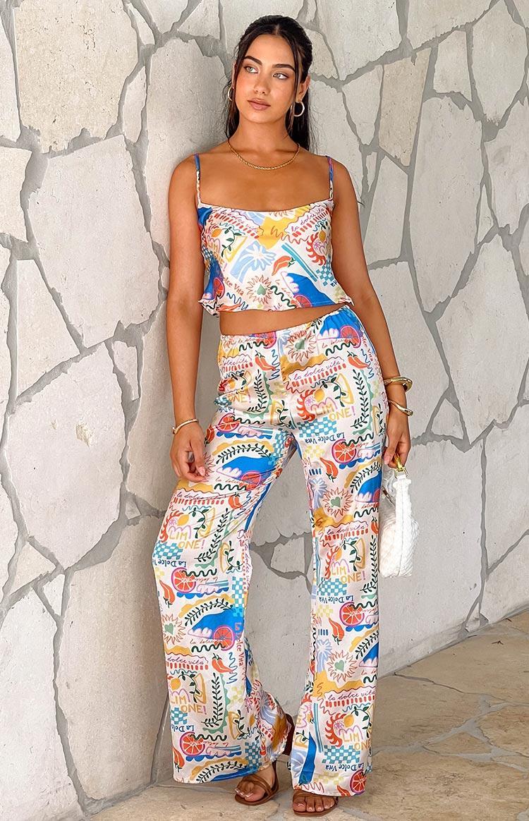 Bridget Dolce Print Pants Product Image