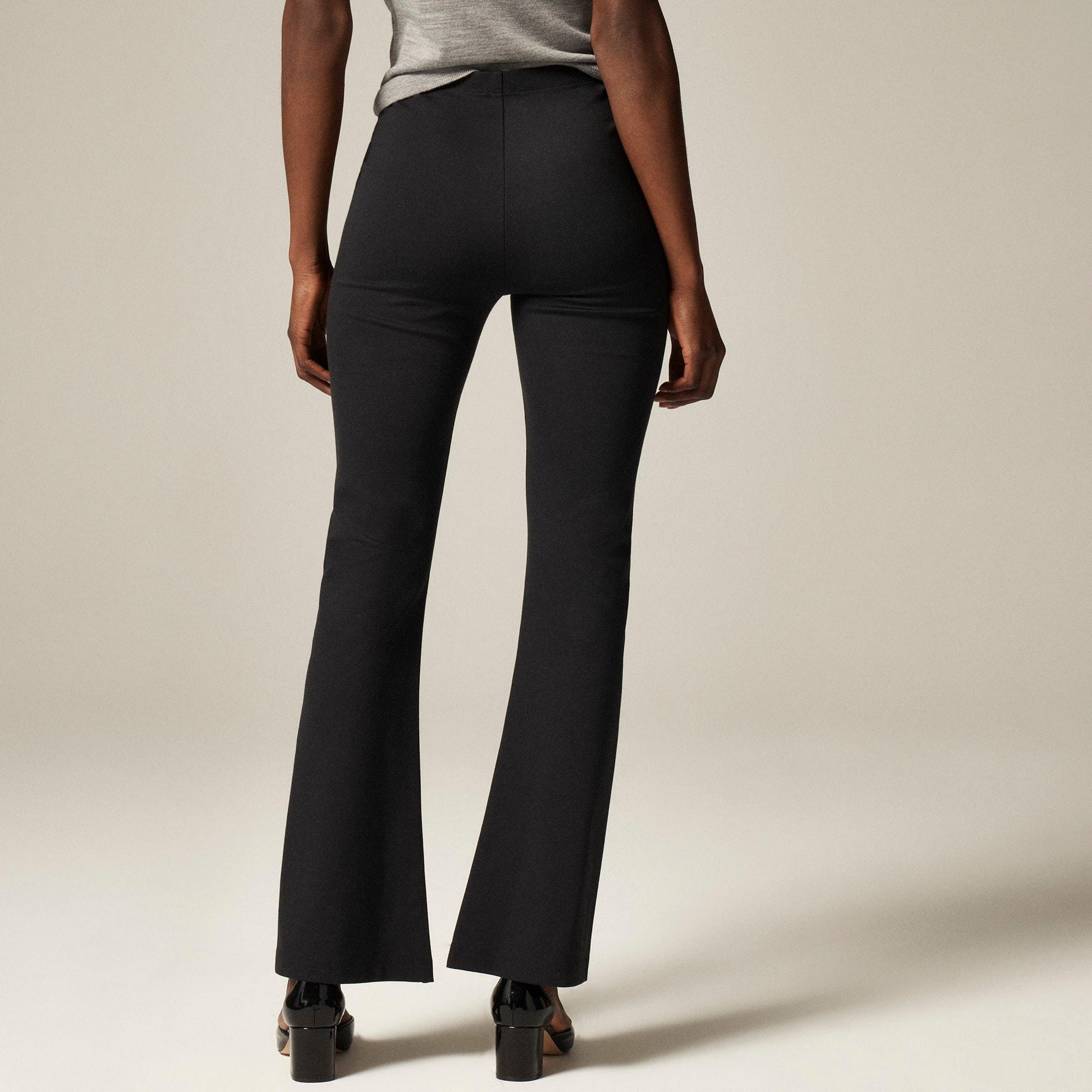 Slim-flare pant in stretch ponte Product Image