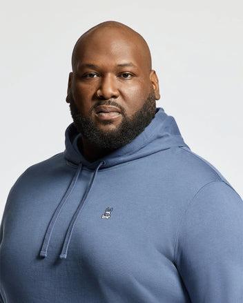 Men's Big And Tall Levy Essential Fleece Hoodie 001 BLACK / 3XL Product Image