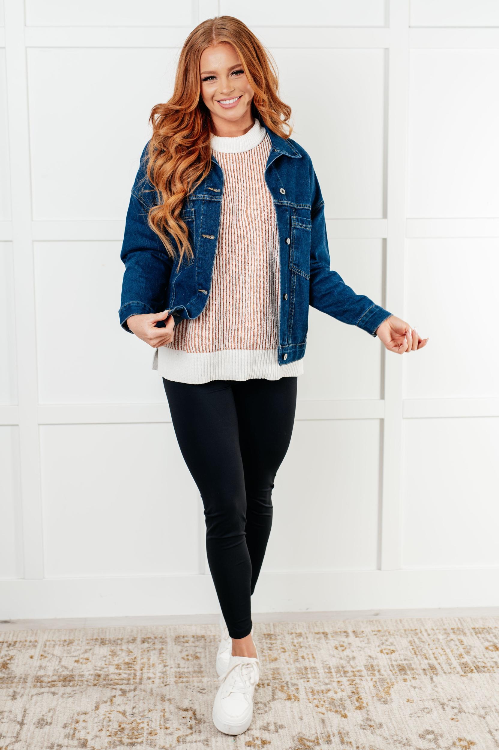 Have We Met Oversized Denim Jacket (Online Exclusive) Product Image