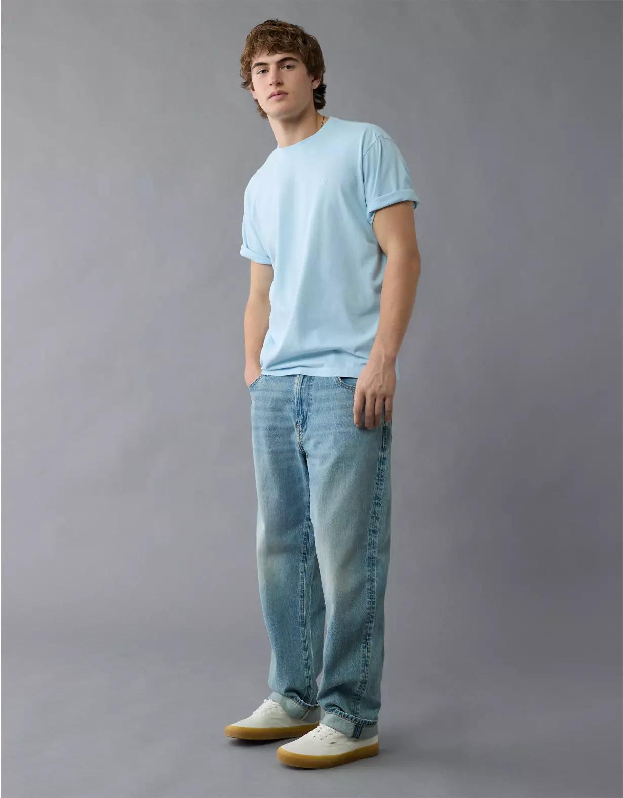 AE Logo Lived-In T-Shirt Men's Product Image