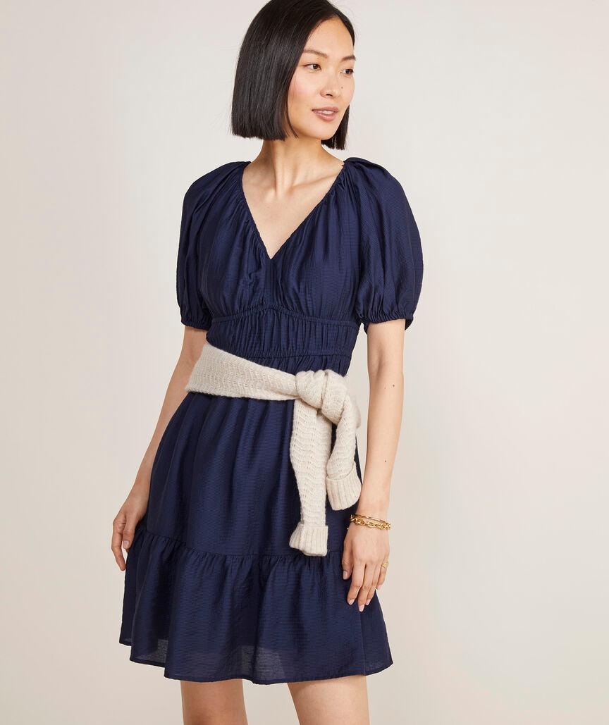 Marina Puff-Sleeve Mini Dress Product Image