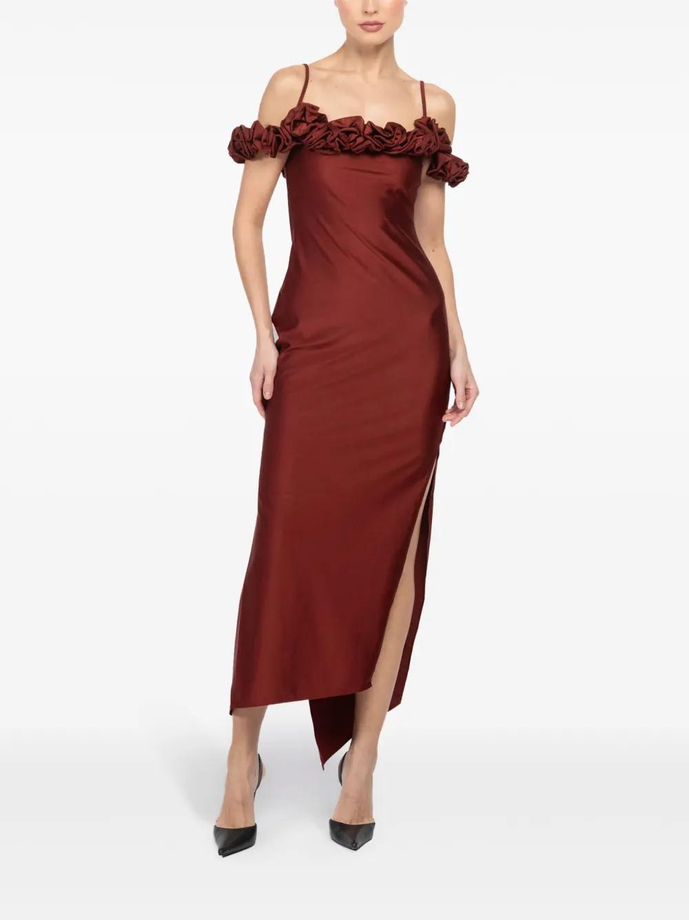 ruffled midi dress Product Image