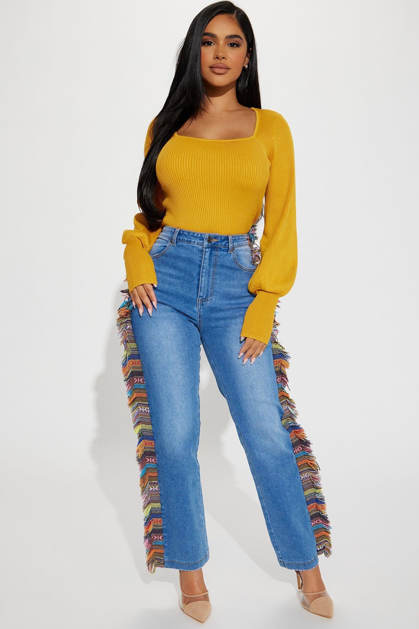 Higher Love Sweater - Mustard Product Image