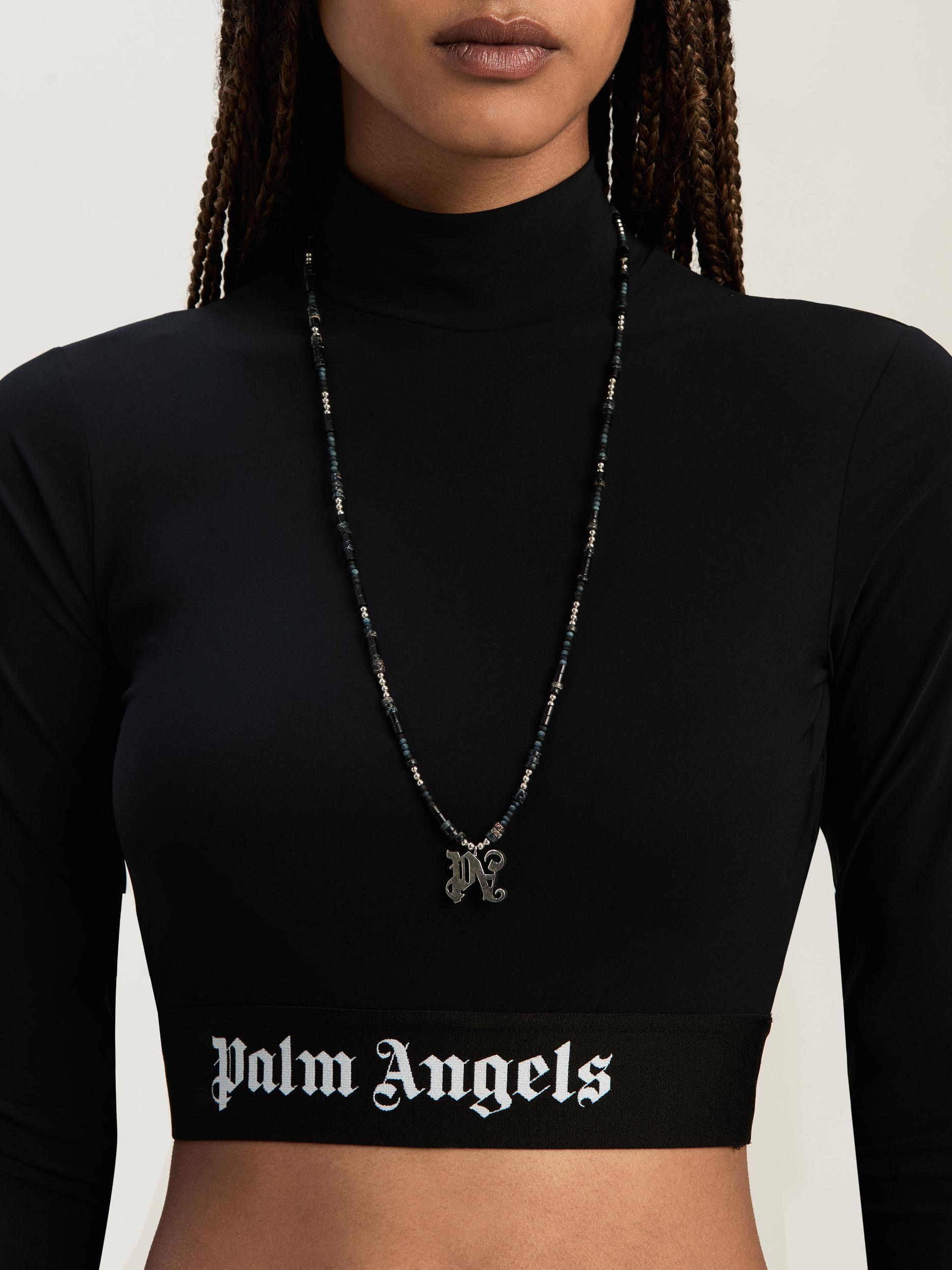 Sport cropped mock top with logo band Product Image