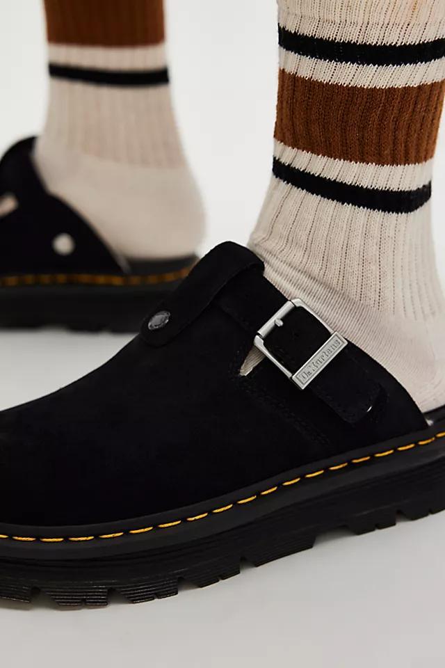 Dr. Martens Zebzag Platform Sherpa Mules Product Image