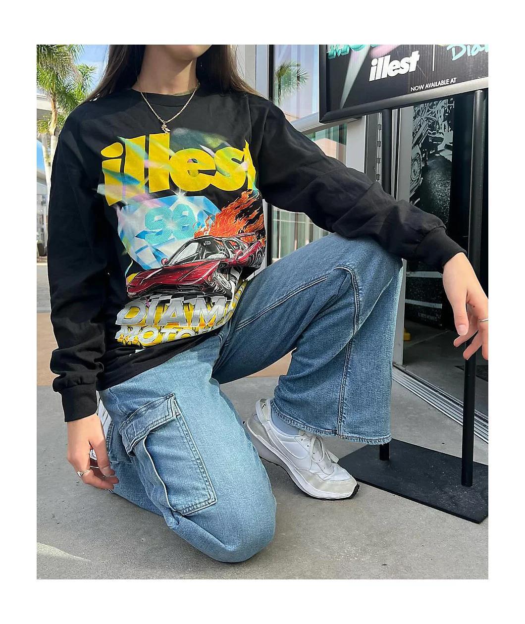 Empyre Tori Light Blue Wash Cargo Skate Jeans Product Image