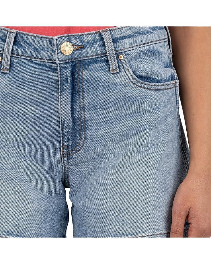 Hailey High-Rise Shorts with Raw Hem Product Image