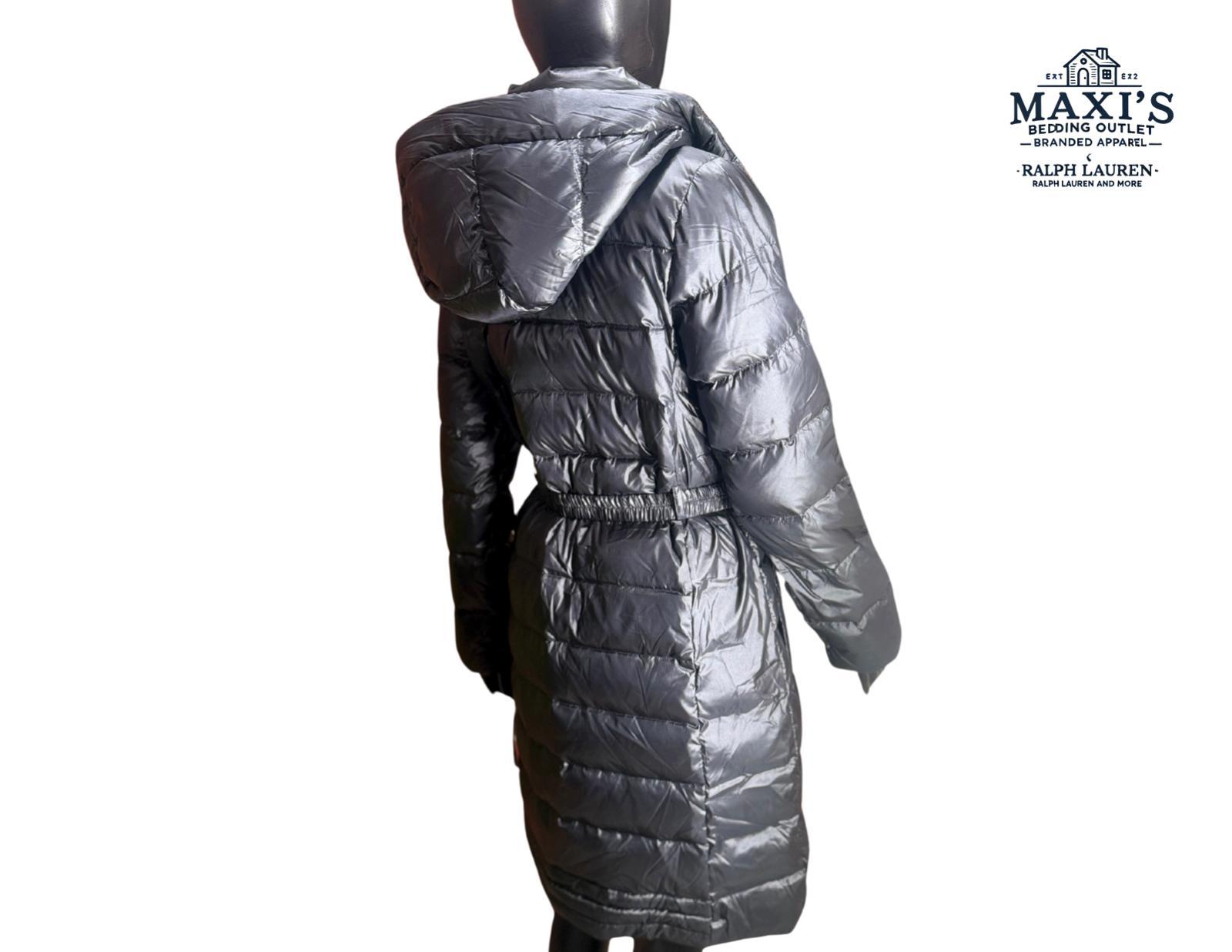 LAUREN RALPH LAUREN Black Belted Coat for Women, Size: XS Product Image