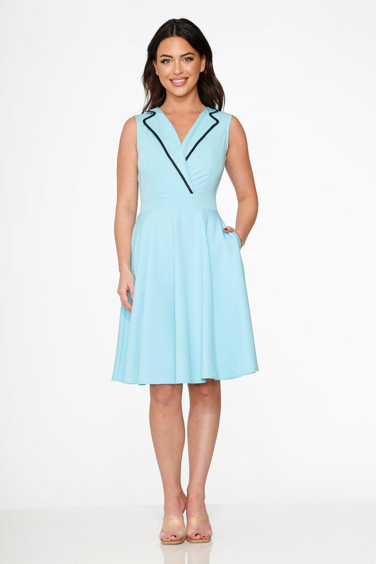 Blue Jenny Swing Dress Product Image