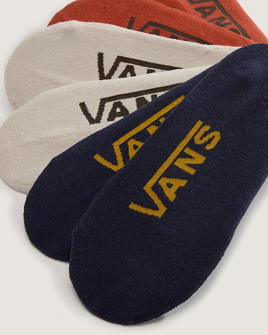 Classic No Show Socks 3-Pack in Parisian Night Blue| Vans US Product Image