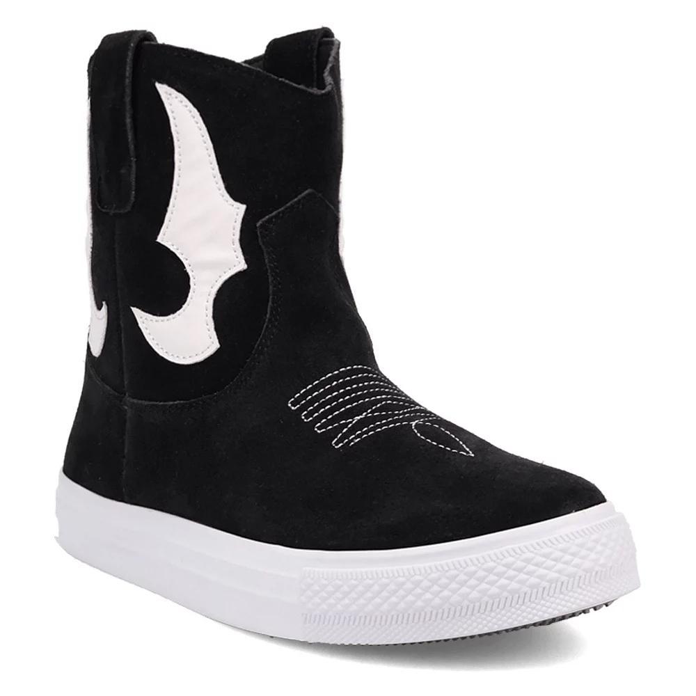 Dingo Ollie Women's Suede Ankle Boots, Size: 8, Black Product Image