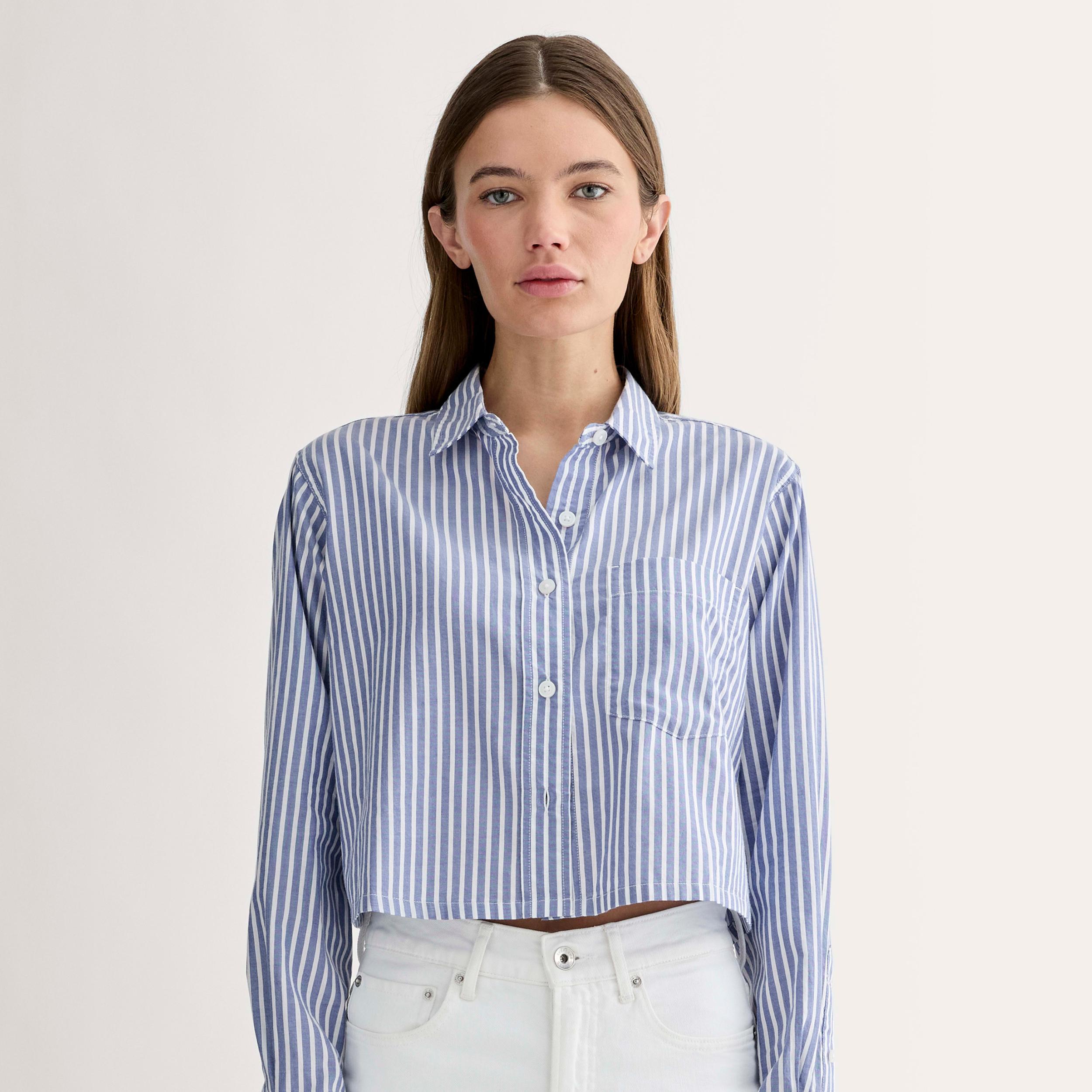 The Way-Short Shirt in Silky Cotton Product Image