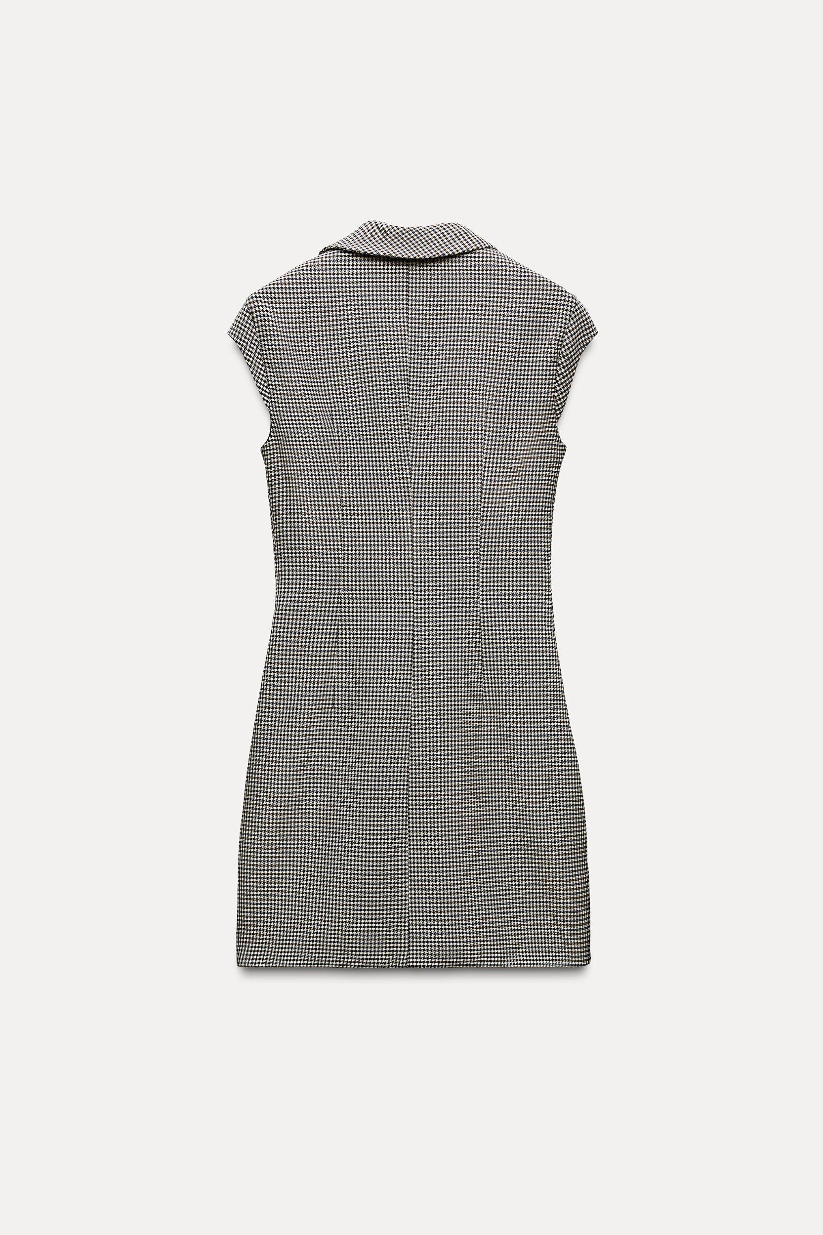 PLAID MINI DRESS Product Image