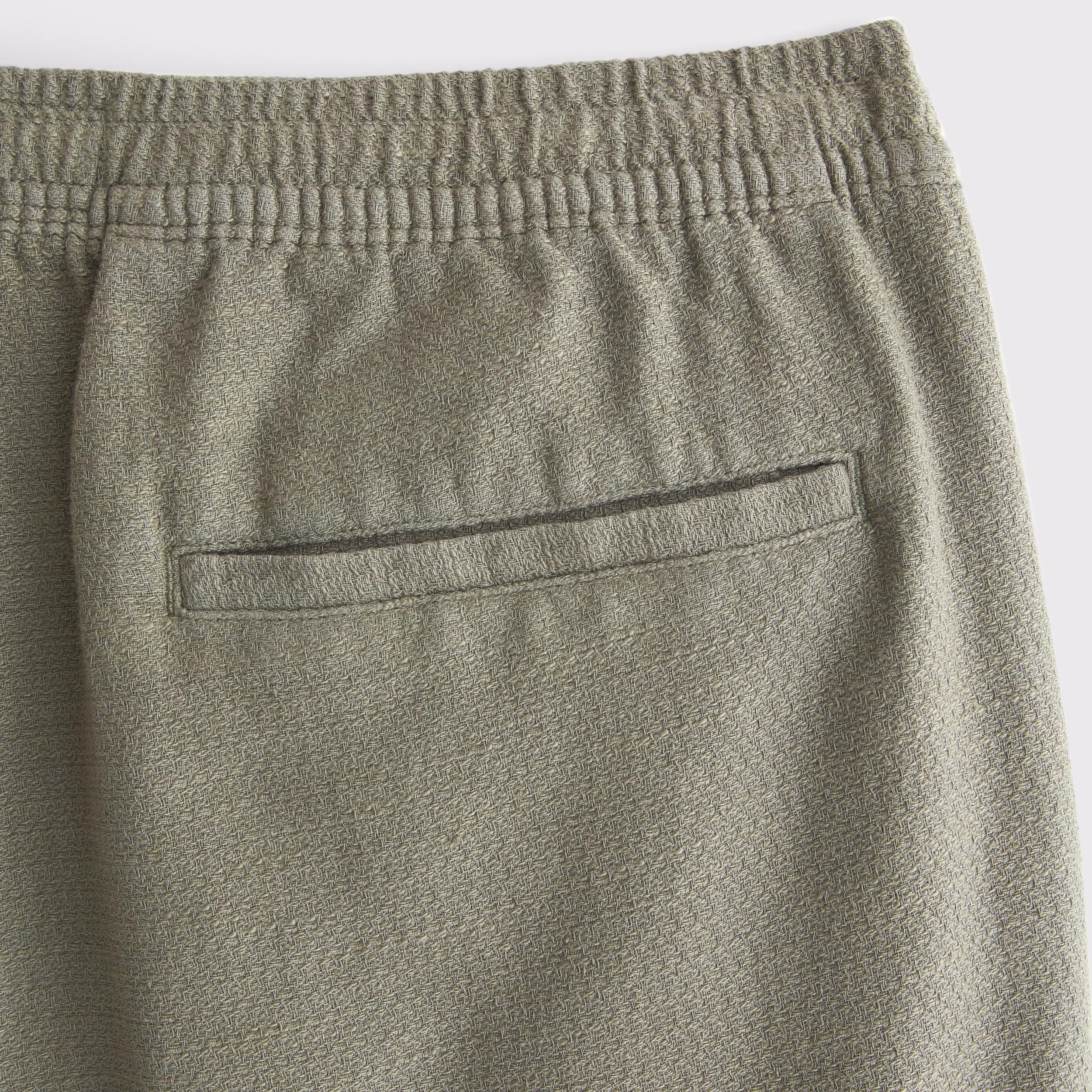 Linen-Blend Pull-On Short Product Image