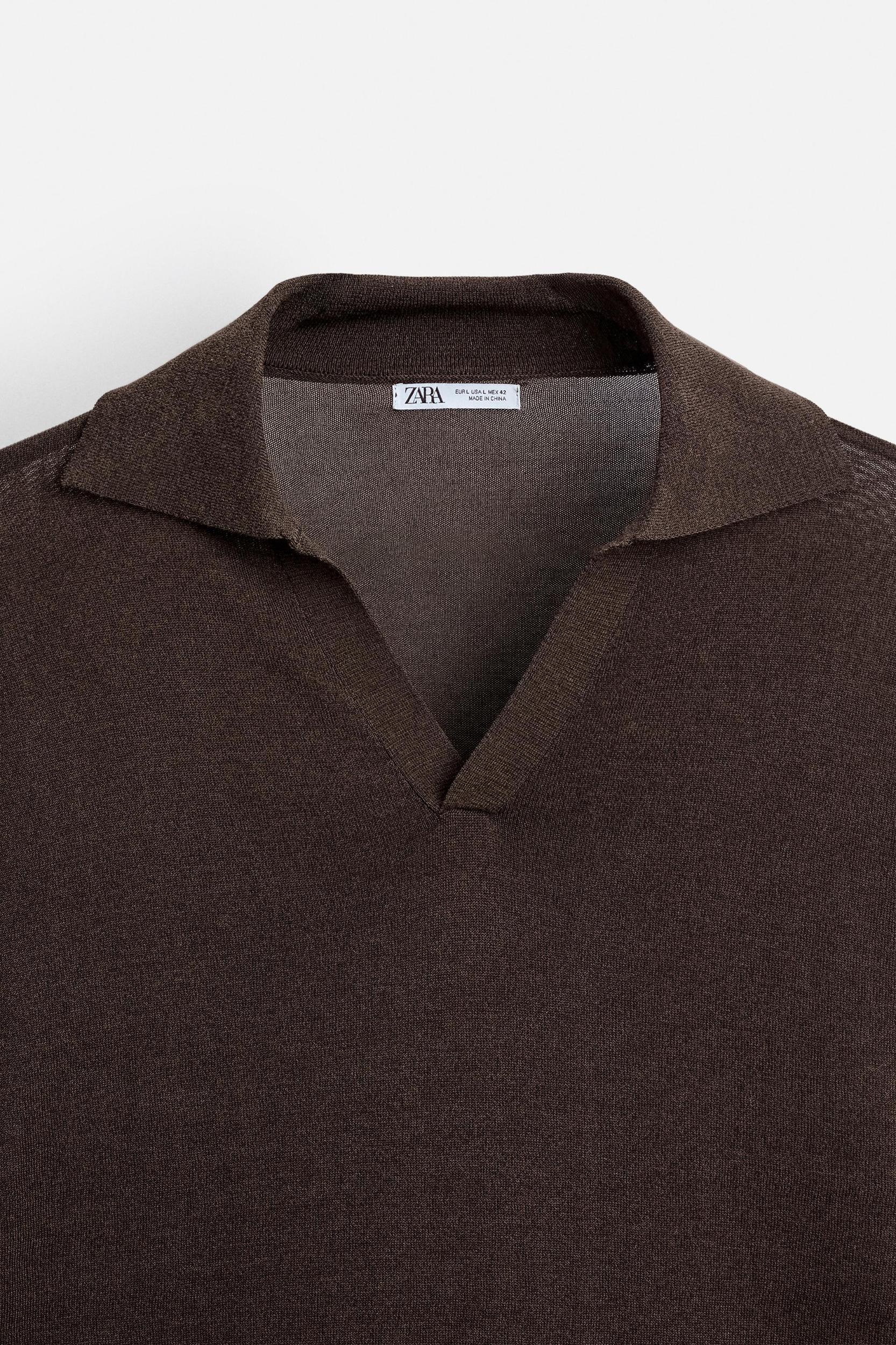 VISCOSE - COTTON KNIT POLO Product Image