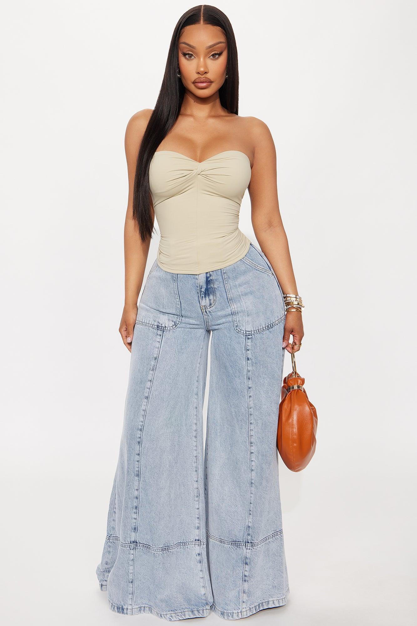 Second Skin Twist Tube Top - Stone Product Image