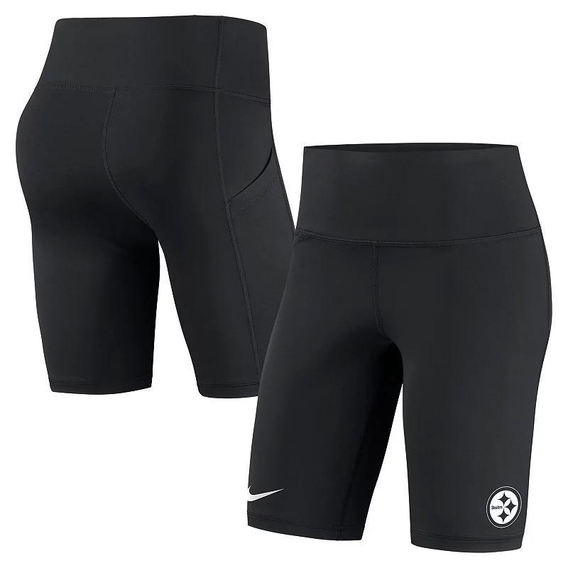 Women's Nike Black Tampa Bay Buccaneers Biker Shorts, Size: Medium Product Image