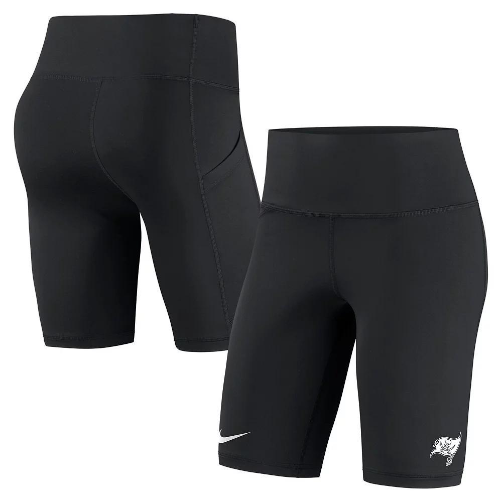Women's Nike Black Tampa Bay Buccaneers Biker Shorts, Size: Medium Product Image