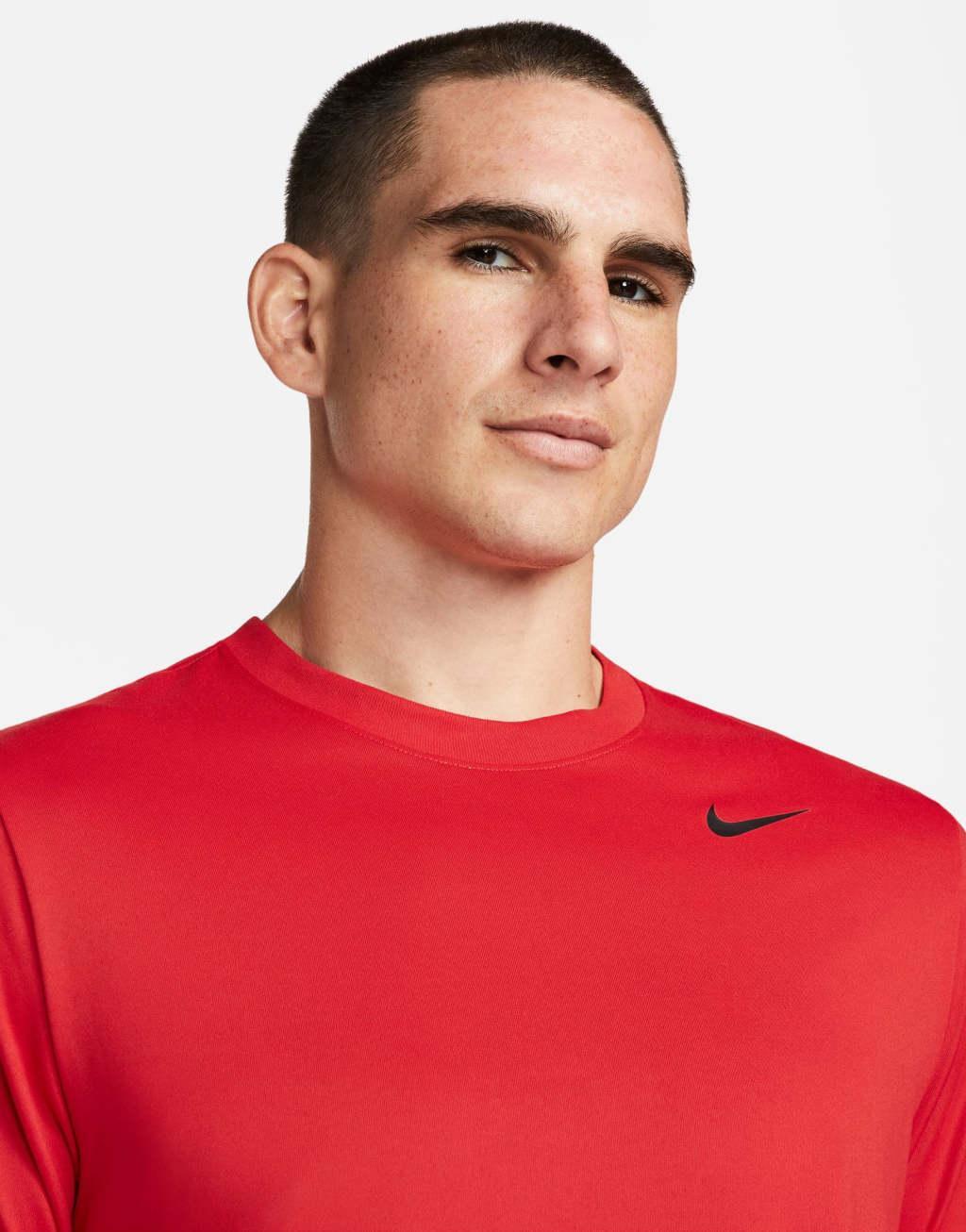 Nike Training Dri-FIT Legend t-shirt in red Product Image