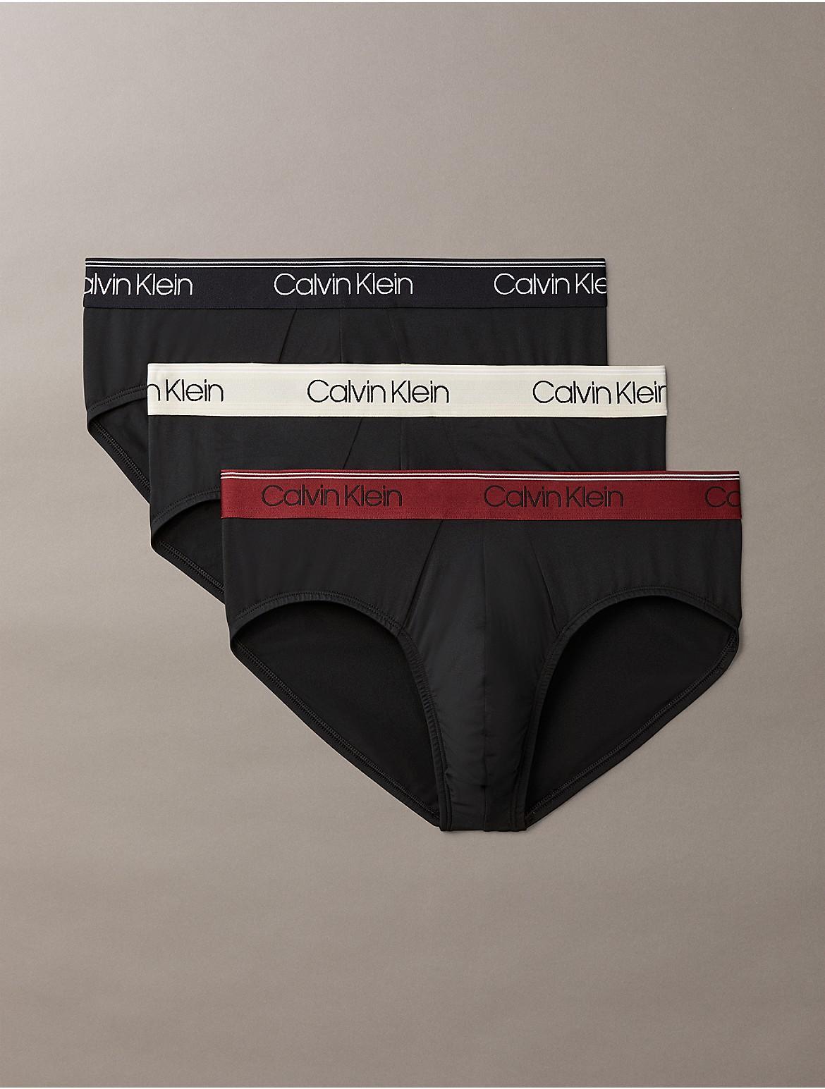 Calvin Klein Men's Micro Stretch 3-Pack Hip Brief - Multi - XL Product Image