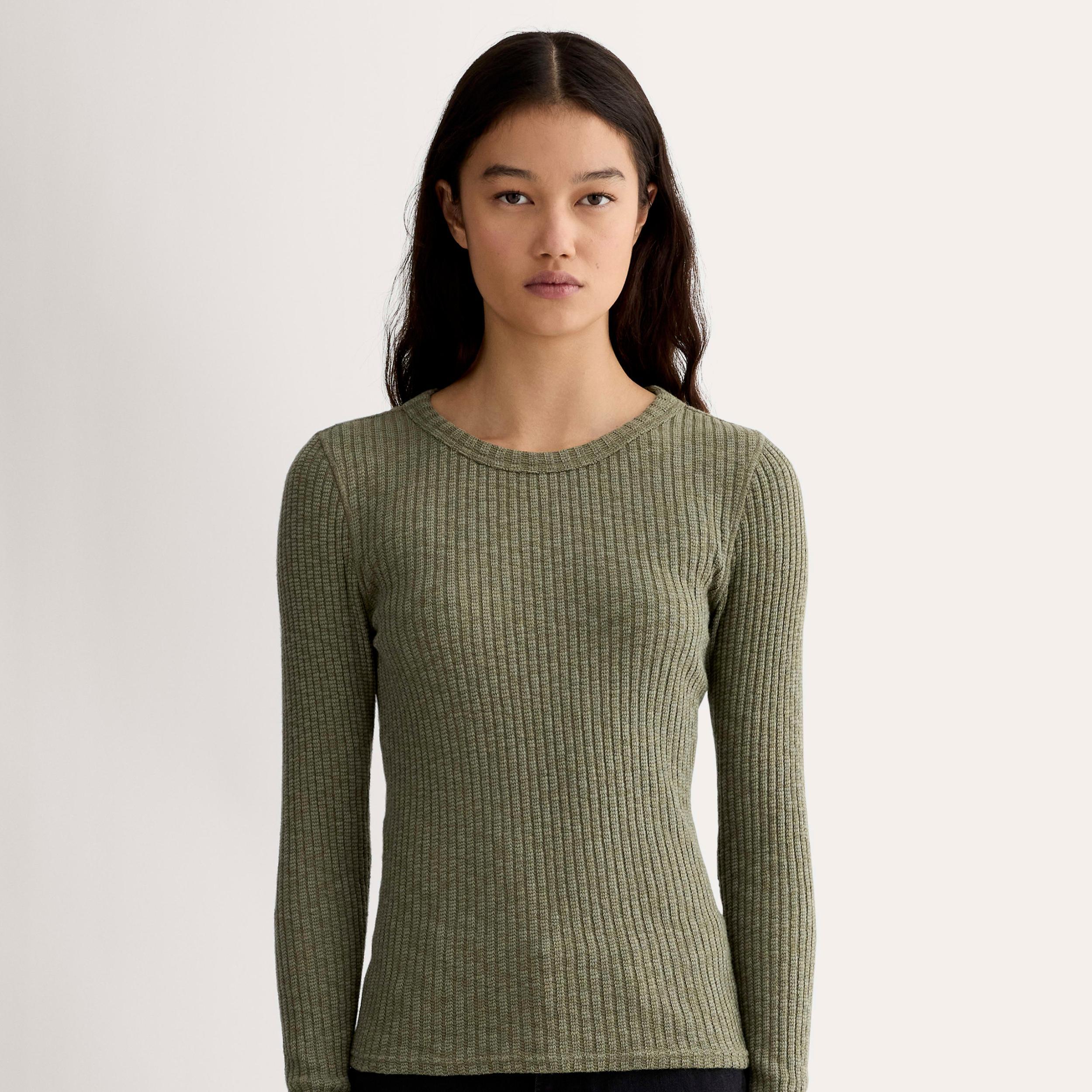 Womens Cozy Rib Long-Sleeve Tee Sweater by Everlane Product Image